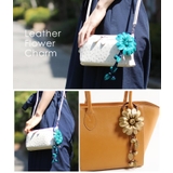 バッグチャーム フラワー デザイン 本革 レディース | sankyo shokai  | 詳細画像7 