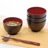 山中塗 レンジ 食洗機対応 丸紋 汁椀 4個組 | 食器とキッチン用品のmotte+ | 詳細画像2 