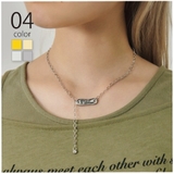 【GOLDY】レタリング プレート チェーン ネックレス 3251013 | SETUP7【WOMEN】 | 詳細画像1 