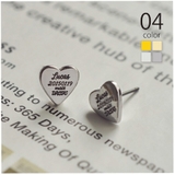 【GOLDY】ルーカス ハート ID プレート ピアス 1251003 | SETUP7【WOMEN】 | 詳細画像1 