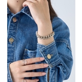 シルバーアンカーチェーンブレスレット シェーヌダンクル風 6175 | SETUP7【WOMEN】 | 詳細画像23 