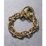 ゴールド系1 | シルバーアンカーチェーンブレスレット シェーヌダンクル風 6175 | SETUP7【WOMEN】