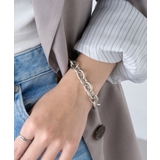 シルバー系その他5 | シルバーアンカーチェーンブレスレット シェーヌダンクル風 6175 | SETUP7【WOMEN】