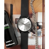 ブラック×シルバー | EC限定 ビッグフェイスジャパンムーブメントスマートデザインウォッチ FDC105 | SETUP7【WOMEN】