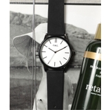 ブラック×ホワイト | EC限定 ビッグフェイスジャパンムーブメントスマートデザインウォッチ FDC105 | SETUP7【WOMEN】