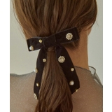 【GOLDY】デコラティブ ベロア リボン バレッタ 6241103 | SETUP7【WOMEN】 | 詳細画像3 