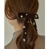 【GOLDY】デコラティブ ベロア リボン バレッタ 6241103 | SETUP7【WOMEN】 | 詳細画像4 