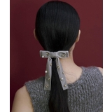 グレー | 【GOLDY】デコラティブ ベロア リボン バレッタ 6241103 | SETUP7【WOMEN】