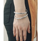 シルバー | 【GOLDY】アレルギー対応 ダブルラインバングル ステンレス 4250450 | SETUP7【WOMEN】