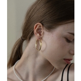 ゴールド | 【Merry Gem】サークルフープピアス TYPE-1 KNF-TP | SETUP7【WOMEN】