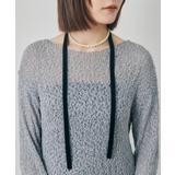 ブラック | 【GOLDY】ベロア タイ パール ネックレス 3251009 | SETUP7【WOMEN】