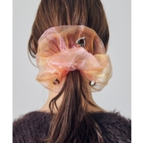 ピンク | 【GOLDY】ラメオーガンジーシュシュ ハートリング 6251202 | SETUP7【WOMEN】