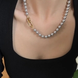 2wayボールチェーンネックレス 韓国 ストリート アクセサリー ユニセックス | sevens | 詳細画像2