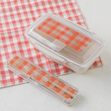 レッド×グレー | ランチボックス セット 2点セット | shop kilakila