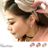 春新作 フラワーモチーフピアス ma | ShopNikoNiko | 詳細画像1