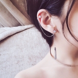 冬新作 チェーンタッセルピアス ma | ShopNikoNiko | 詳細画像4 