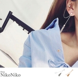 冬新作 チェーンタッセルピアス ma | ShopNikoNiko | 詳細画像1 