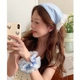 冬新作 ギンガムチェックリル カチューシャ型 | ShopNikoNiko | 詳細画像10 