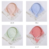 冬新作 ギンガムチェックリル カチューシャ型 | ShopNikoNiko | 詳細画像2 