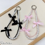 冬新作 リボン フェイクパール | ShopNikoNiko | 詳細画像1 