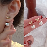 ゴールド | ピアス ハート パールピアス | shoppinggo