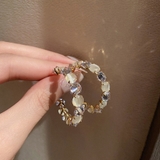 リングピアス キラキラ ピアス | shoppinggo | 詳細画像4 