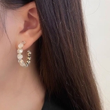 リングピアス キラキラ ピアス | shoppinggo | 詳細画像8 