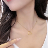 ハート型ネックレス チェーンチョーカー ゴールド | shoppinggo | 詳細画像9 