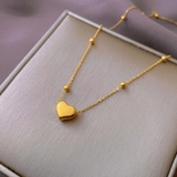 ハート型ネックレス チェーンチョーカー ゴールド | shoppinggo | 詳細画像4 