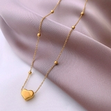 ゴールド | ハート型ネックレス チェーンチョーカー ゴールド | shoppinggo