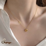 ハートネックレス チェーンチョーカーきれいめ 大人 | shoppinggo | 詳細画像1 