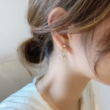 パール ピアス ハート レディース 揺れる アクセサリー かわいい キラキラ | shoppinggo | 詳細画像2 