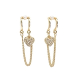 パール ピアス ハート レディース 揺れる アクセサリー かわいい キラキラ | shoppinggo | 詳細画像3 