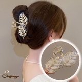 バンスクリップ 葉っぱデザイン ヘアクリップ | shoppinggo | 詳細画像1 