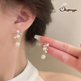 ピアス パール ロングピアス | shoppinggo | 詳細画像1