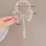 ヘアクリップ はな ゆらゆらチェーン付き | shoppinggo | 詳細画像2 