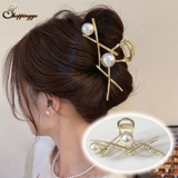 パール バンスクリップ ヘアクリップ | shoppinggo | 詳細画像1 