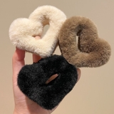 ヘアクリップ ハート ファー | shoppinggo | 詳細画像3 