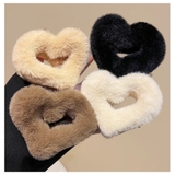 ヘアクリップ ハート ファー | shoppinggo | 詳細画像4 