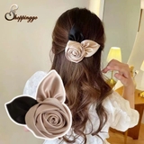 はなバレッタ バラヘアクリップ ヘアアクセ | shoppinggo | 詳細画像1 