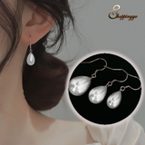 パールピアス フックピアス 揺れる | shoppinggo | 詳細画像1 