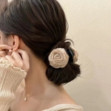 Bベージュ | ミニヘアクリップ 花 1個入り | shoppinggo
