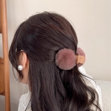 ヘアクリップ モコモコ ファーバンスクリップ | shoppinggo | 詳細画像14 