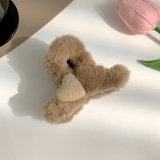 キャメル | ヘアクリップ ハート バンスクリップ | shoppinggo