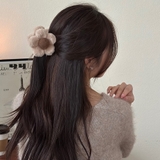 ヘアクリップ 花 ファー | shoppinggo | 詳細画像7 