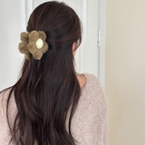 ヘアクリップ 花 ファー | shoppinggo | 詳細画像10 