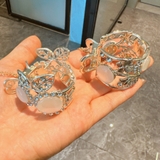 キラキラヘアクリップ はな ゆらゆらチェーン付き | shoppinggo | 詳細画像3 