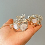 キラキラヘアクリップ はな ゆらゆらチェーン付き | shoppinggo | 詳細画像4 