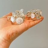 キラキラヘアクリップ はな ゆらゆらチェーン付き | shoppinggo | 詳細画像5 