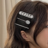 ホワイト | ヘアピンセット 3点セット ヘアクリップ | shoppinggo